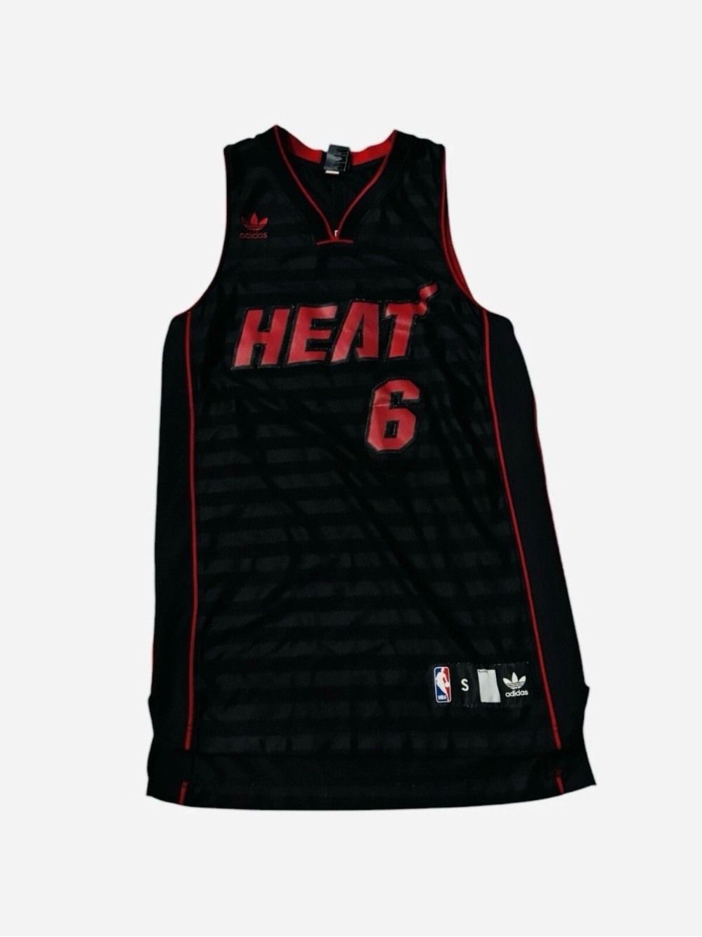 Vintage Lebron James Miami Heat Plaid Adidas Jeresy Sz Small Men